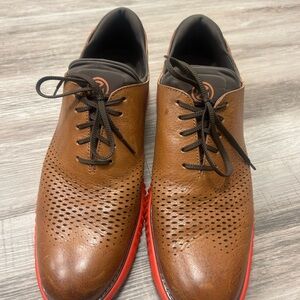 Cole Haan Brown Leather Oxfords with Red Soles